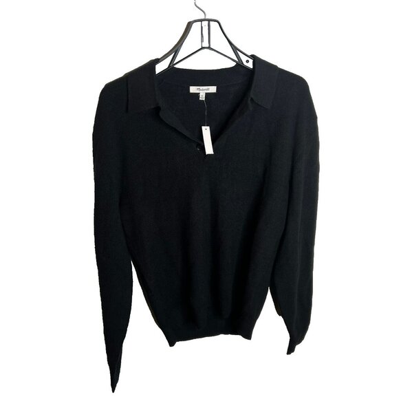 Madewell Other - Madewell $98 Mens Ribbed Long Sleeve Sweater Polo Size XS NO018